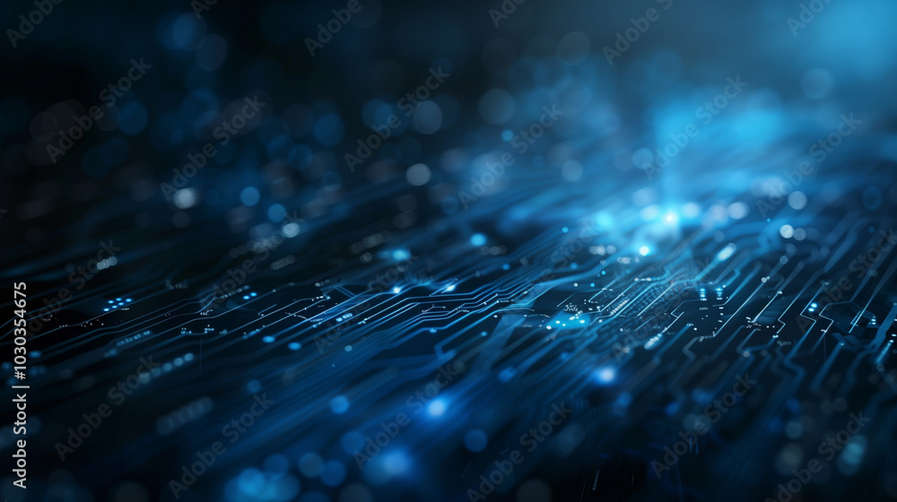 blue circuit board background blue circuit board background