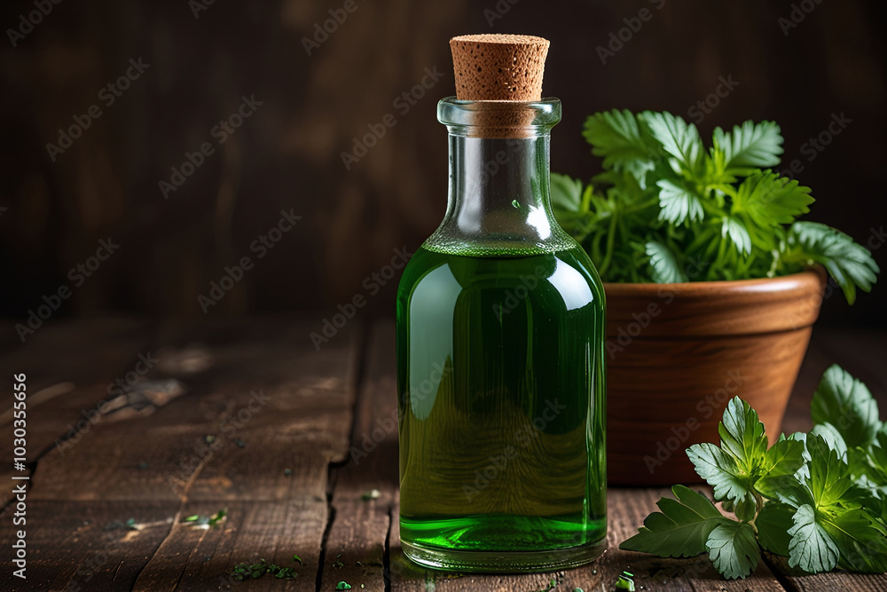 Herb Infused Green Oil with Fresh Parsley and Basil A Flavorful Addition to Any Dish Herb Infused Green Oil with Fresh Parsley and Basil A Flavorful Addition to Any Dish