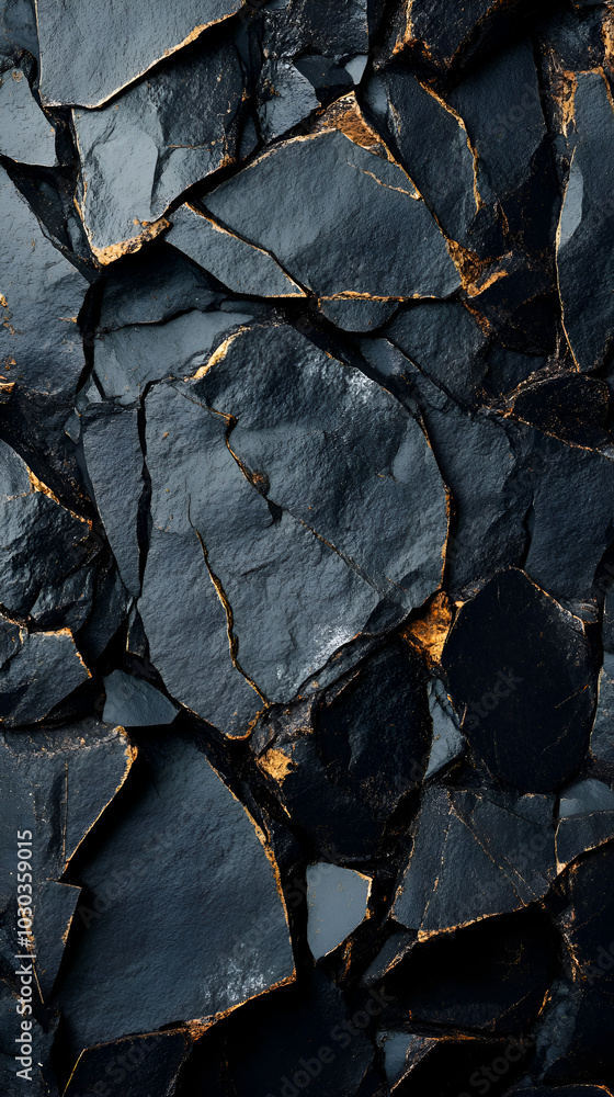 Close-up of a dark stone wall featuring natural rough textures and irregular rock shapes, providing a raw and rustic feel. Ideal for architectural backgrounds, textures, and design elements Close-up of a dark stone wall featuring natural rough textures and irregular rock shapes, providing a raw and rustic feel. Ideal for architectural backgrounds, textures, and design elements