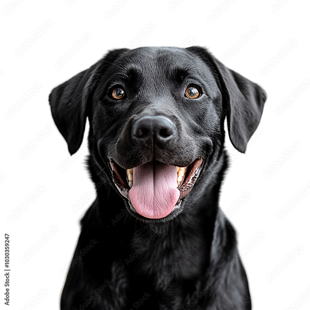 black labrador retriever on transparent background black labrador retriever on transparent background