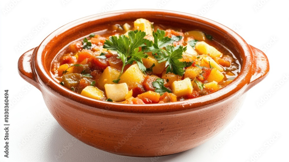 Vibrant Bowl of Italian Minestrone Soup Vibrant Bowl of Italian Minestrone Soup