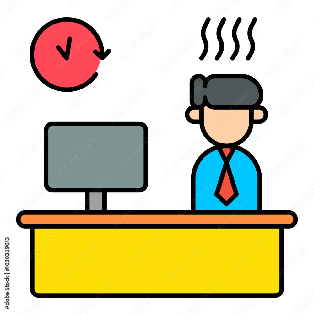 Overtime work icon Overtime work icon