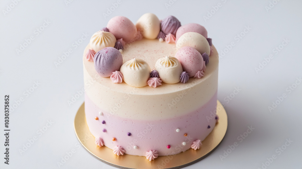 vanilla ice cream with chocolate, birthday cake, pastel-colored cake designed for a birthday celebration vanilla ice cream with chocolate, birthday cake, pastel-colored cake designed for a birthday celebration