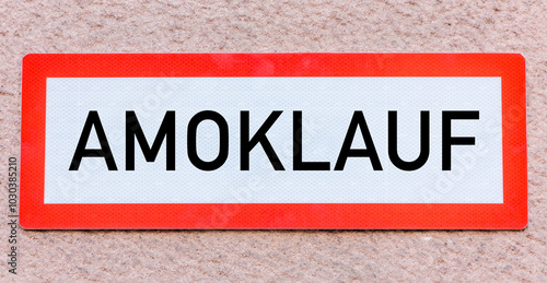 Hinweis Schild Warnung