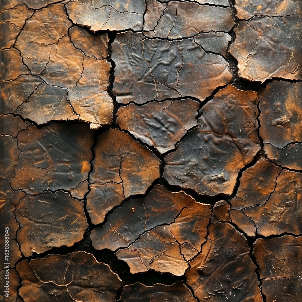 Intricate patterns of charred earth reveal nature's resilience after a wildfire Intricate patterns of charred earth reveal nature's resilience after a wildfire