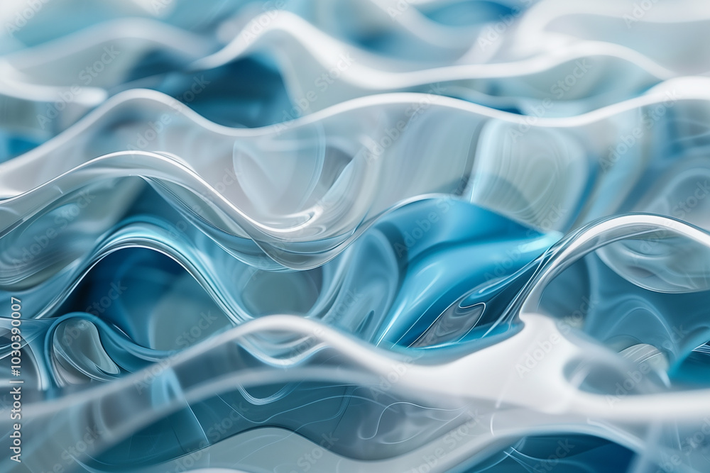 3d wallpaper with glassy Abstract iridescent shape, business background 3d wallpaper with glassy Abstract iridescent shape, business background