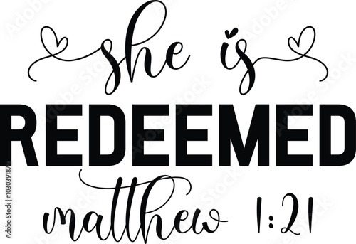 She is Redeemed Matthew 1:21