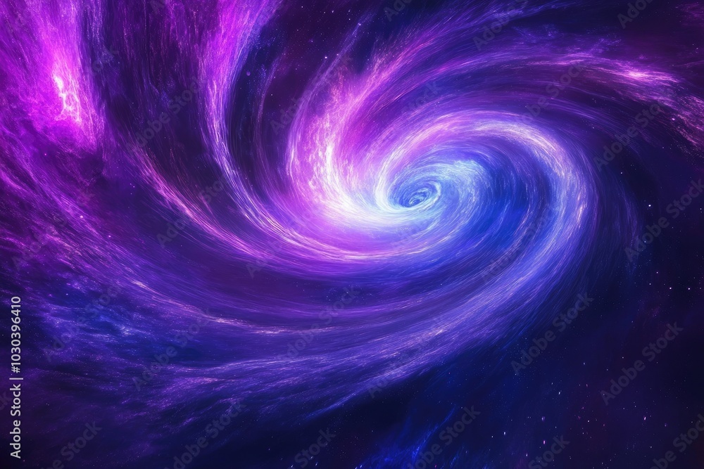 Colorful Spiral Galaxy with Vibrant Swirls Colorful Spiral Galaxy with Vibrant Swirls