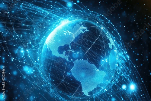 Striking Visual Representation of a Global Network