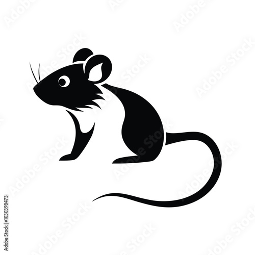 Logo of Mouse Rat Icon Vector Silhouette Modern Trendy