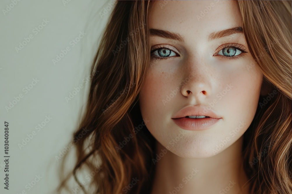 Captivating Portrait of Young Woman with Natural Light Captivating Portrait of Young Woman with Natural Light