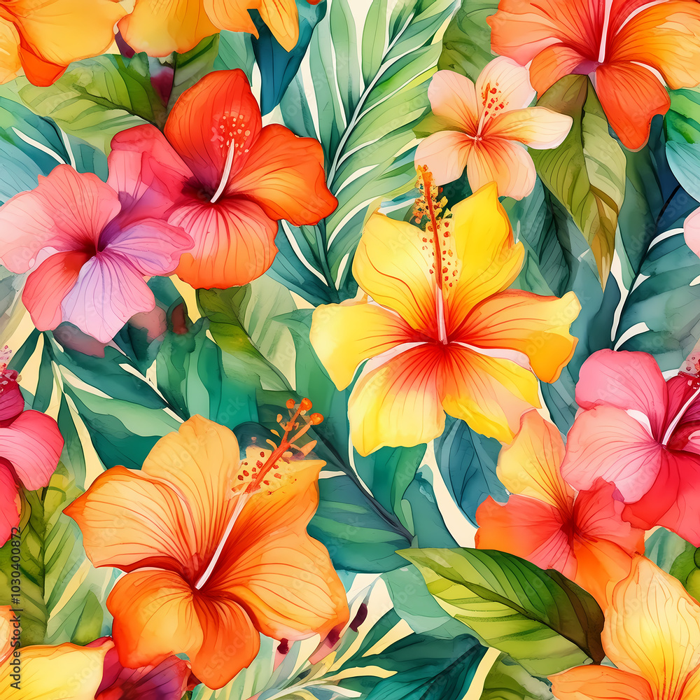 tropical floral pattern background , Ditsy Floral Background, Shabby Chic, Cottage Core Surface Pattern design tropical floral pattern background , Ditsy Floral Background, Shabby Chic, Cottage Core Surface Pattern design