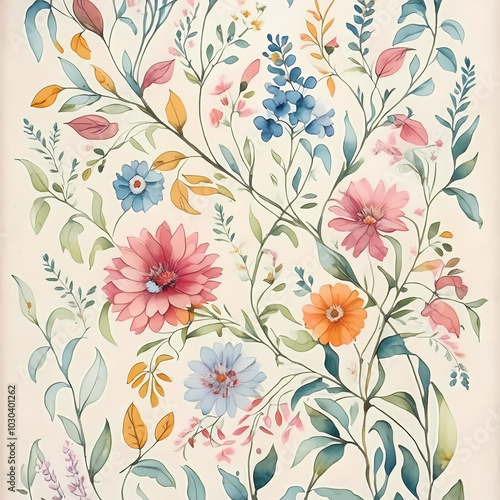 background with flowers