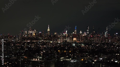 Wallpaper Mural Aerial view of the New York City skyline Torontodigital.ca