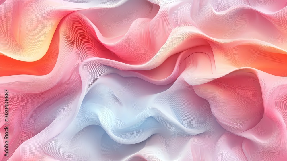 Soft gradient flow, abstract organic shapes, smooth transitions, 3D illustration Soft gradient flow, abstract organic shapes, smooth transitions, 3D illustration