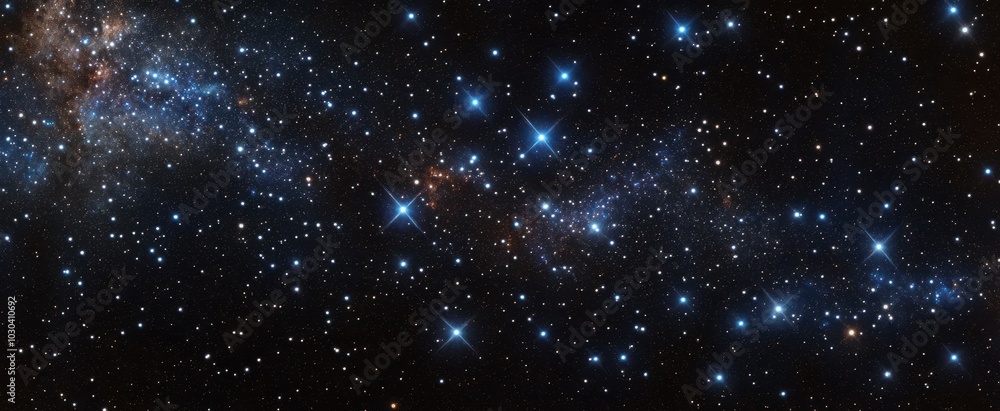 Fototapeta premium The Cosmic Starry Night