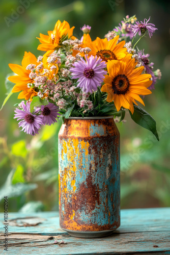 Blumen im Glas photo