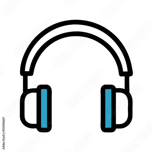 Mental Health Audio Therapy Icon headphones