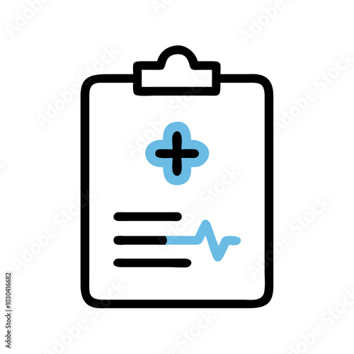 Medical Records Clipboard Icon