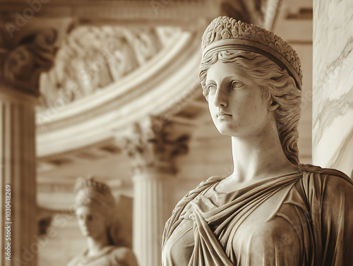 Wallpaper Mural Greek ancient statue wallpaper Torontodigital.ca