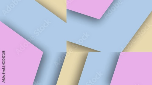 Geometrict multicolor background banner motion