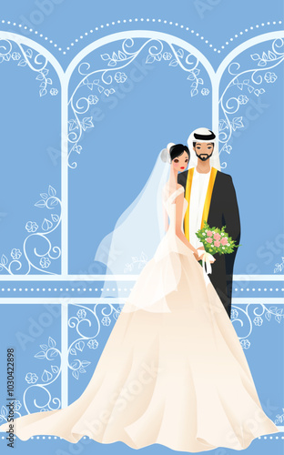 Emirati Groom & Bride