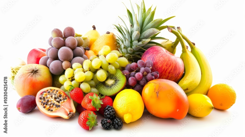 Exquisite Array: A Collection of Exotic Fruits in Isolation ( Aspect Ratio) Exquisite Array: A Collection of Exotic Fruits in Isolation ( Aspect Ratio)