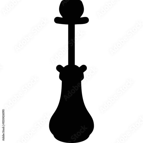 Simple vector icon hookah