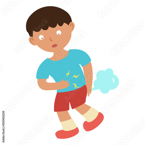 food poisoning diarrhea disease symptoms concept