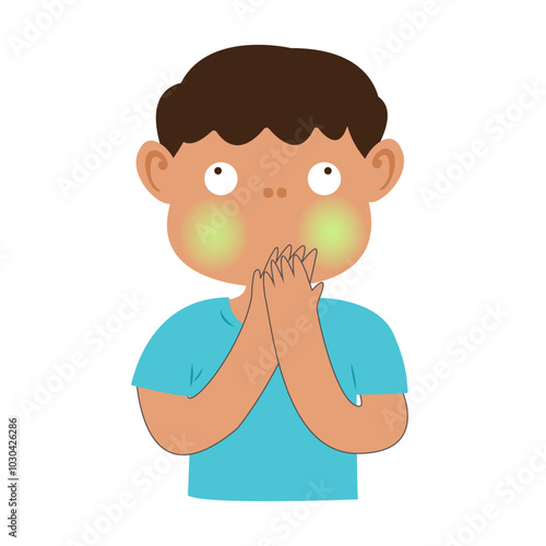 food poisoning diarrhea disease symptoms concept