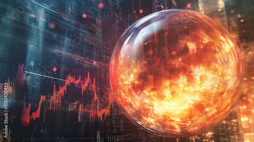 Financial Products Implode Amid Market Bubble Burst, Investors Facing Massive Losses as Fortunes Vanish. Economic Fallout from Speculative Investments Crashing and Widespread Wealth Destruction