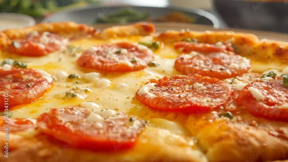 Slice Of Pizza Video, zoom in