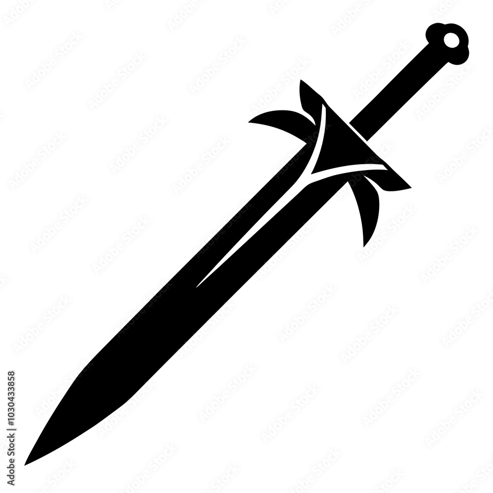 Spatha silhouette vector art illustration
Spatha silhouette vector art illustration