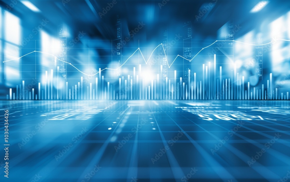 Un fondo digital azul con gráficos de datos abstractos y líneas de luz, ideal para representar conceptos tecnológicos y financieros.
Un fondo digital azul con gráficos de datos abstractos y líneas de luz, ideal para representar conceptos tecnológicos y financieros.