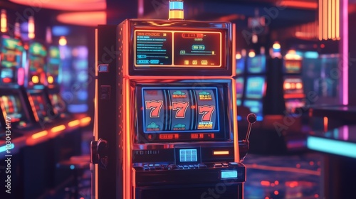 Emotionresponsive slot machine with shifting reels and moodbased colors