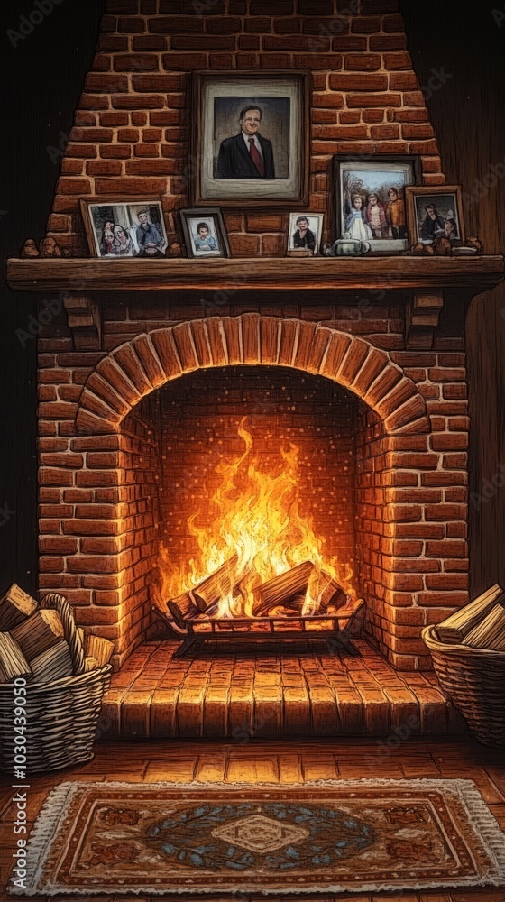 Crackling Warmth, Cozy fireplaces Crackling Warmth, Cozy fireplaces