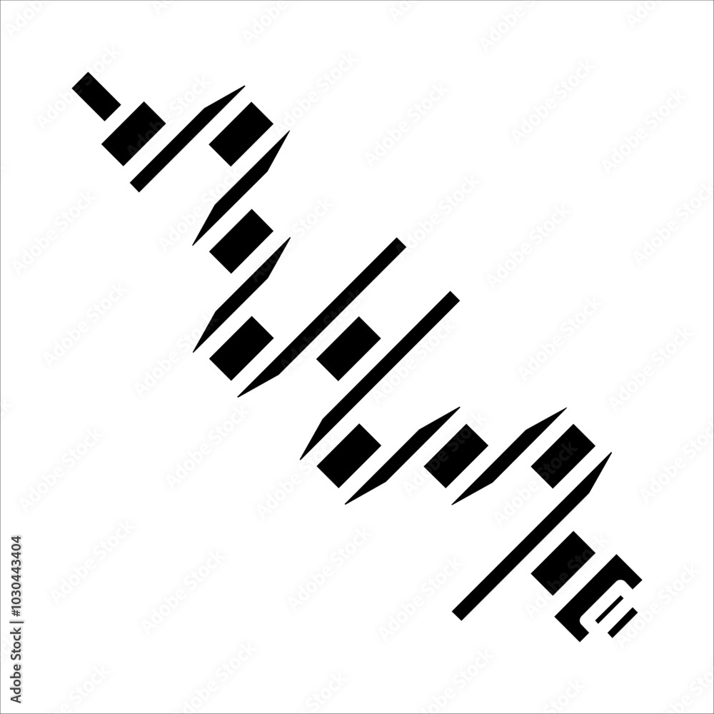 Abstract art background with line art landscape Abstract art background with line art landscape
