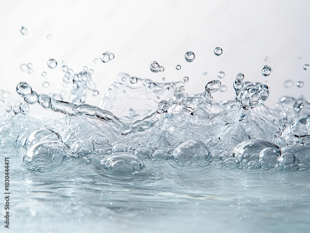 bubbles rise and dance in clear water, creating a mesmerizing effect against a pristine white background, showcasing the beauty and simplicity of nature in liquid form bubbles rise and dance in clear water, creating a mesmerizing effect against a pristine white background, showcasing the beauty and simplicity of nature in liquid form