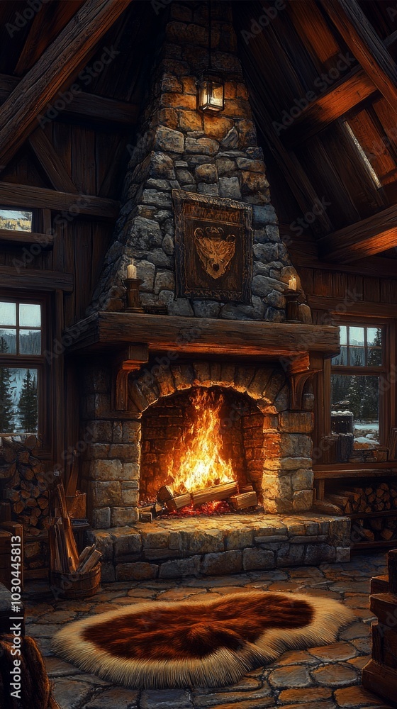 Rustic Glow, Cozy fireplaces Rustic Glow, Cozy fireplaces