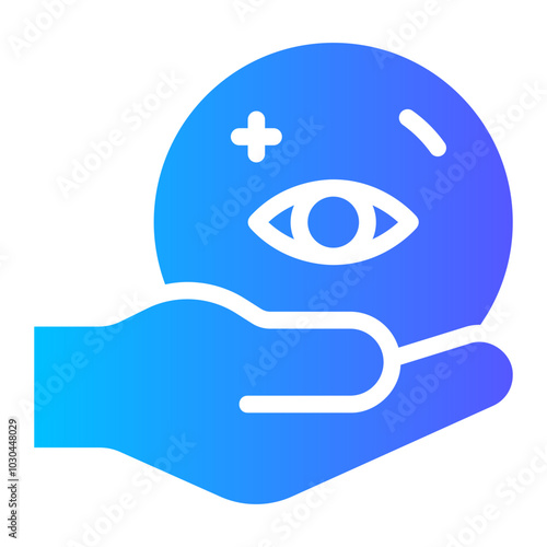 fortune teller gradient icon
