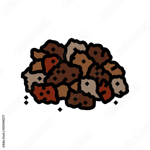 guggul ayurvedic herb color icon vector. guggul ayurvedic herb sign. isolated symbol illustration