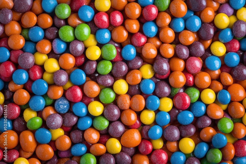 Colorful candies in a large pile. A close-up shot of colorful candies, ideal for illustrating themes of sweetness, joy, and childhood. Colorful candies in a large pile. A close-up shot of colorful candies, ideal for illustrating themes of sweetness, joy, and childhood.