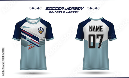 Soccer jersey Soccer jersey mockup template football jersey for sublimation sport t-shirt design