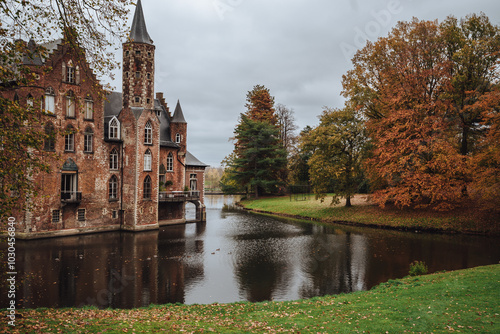 Wissekerke Castle in Flanders Belgium photo