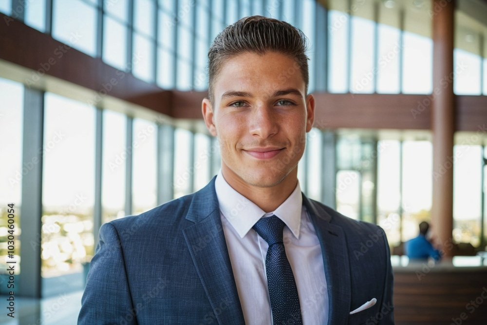 portrait of a young businessman portrait of a young businessman