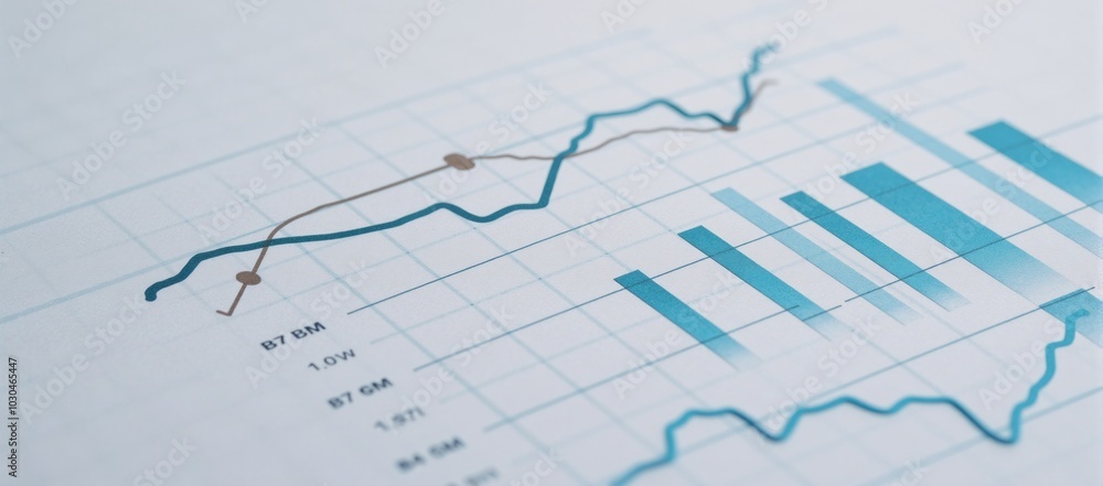 Vibrant data analysis graph Multiple line bar charts layered Vibrant data analysis graph Multiple line bar charts layered