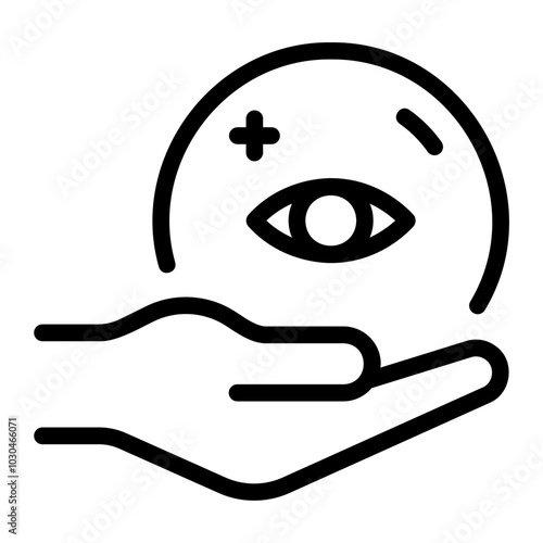 fortune teller line icon