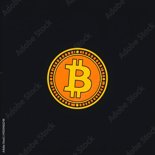 Bitcoin logo illustration