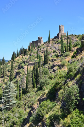 RUINES DES CHÂTEAUX CATHARES DE LASTOURS XII-XIII éme SIÈCLE