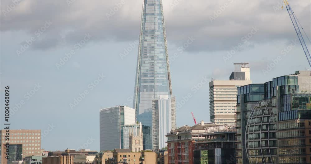 The Shard and River Thames, London, UK The Shard and River Thames, London, UK